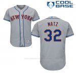 Camiseta Beisbol Hombre New York Mets Steven Matz Gris Cool Base