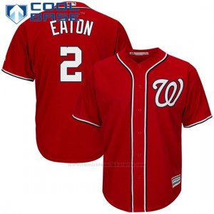 Camiseta Beisbol Hombre Washington Nationals Adam Eaton Scarlet Cool Base