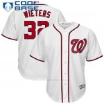 Camiseta Beisbol Hombre Washington Nationals Matt Wieters Blanco Cool Base