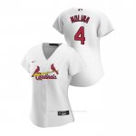 Camiseta Beisbol Mujer St. Louis Cardinals Yadier Molina 2020 Replica Primera Blanco