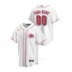 Camiseta Beisbol Hombre Cincinnati Reds Personalizada Replica Primera Blanco