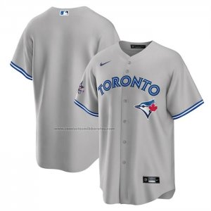 Camiseta Beisbol Hombre Toronto Blue Jays 2025 All Star Game Segunda Replica Gris