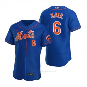 Camiseta Beisbol Hombre New York Mets Jeff Mcneil Autentico 2020 Alterno Azul