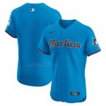 Camiseta Beisbol Hombre Miami Marlins Alterno 2 Elite Azul