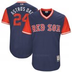 Camiseta Beisbol Hombre Boston Red Sox 2017 Little League World Series 24 David Price Azul