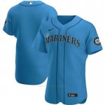 Camiseta Beisbol Hombre Seattle Mariners Personalizada Azul