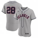 Camiseta Beisbol Hombre St. Louis Cardinals Nolan Arenado 2024 Rickwood Classic Autentico Gris