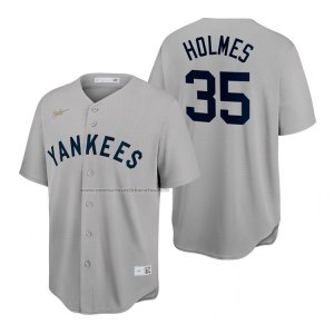 Camiseta Beisbol Hombre New York Yankees Clay Holmes Cooperstown Collection Gris