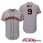 Camiseta Beisbol Hombre San Francisco Giants Brandon Belt Gris Hispanic Heritage Flex Base