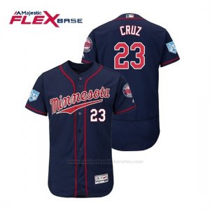 Camiseta Beisbol Hombre Minnesota Twins Nelson Cruz Flex Base Entrenamiento de Primavera 2019 Azul