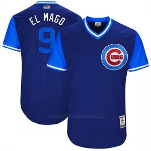 Camiseta Beisbol Hombre Chicago Cubs 2017 Little League World Series 9 Javier Baez