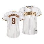 Camiseta Beisbol Nino San Diego Padres Jake Cronenworth Replica Primera Blanco