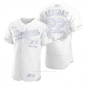 Camiseta Beisbol Hombre Los Angeles Dodgers Clayton Kershaw Awards Collection NL Cy Young Blanco