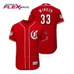 Camiseta Beisbol Hombre Cincinnati Reds Jesse Winker Flex Base Entrenamiento de Primavera 2019 Rojo