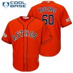 Camiseta Beisbol Hombre Houston Astros 2017 Postemporada Dallas Keuchel Naranja Cool Base