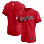 Camiseta Beisbol Hombre Cleveland Guardians Alterno Primera Elite Rojo