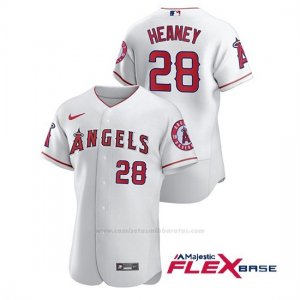Camiseta Beisbol Hombre Los Angeles Angels Andrew Heaney Autentico Nike Blanco