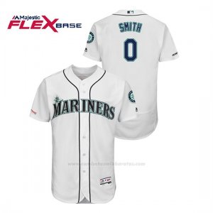 Camiseta Beisbol Hombre Seattle Mariners Mallex Smith 150th Aniversario Patch Flex Base Blanco