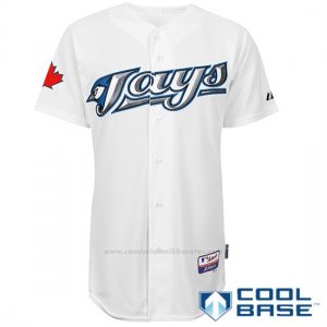 Camiseta Beisbol Hombre Toronto Blue Jays Blanco Cool Base