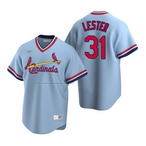 Camiseta Beisbol Hombre St. Louis Cardinals Jon Lester Cooperstown Collection Road Azul