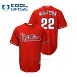 Camiseta Beisbol Hombre Philadelphia Phillies Andrew Mccutchen Cool Base Majestic Alternato Rojo