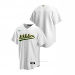 Camiseta Beisbol Hombre Oakland Athletics Replica Primera Blanco