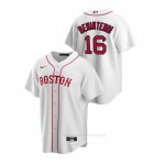Camiseta Beisbol Hombre Boston Red Sox Andrew Benintendi Replica Alterno Blanco