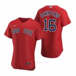 Camiseta Beisbol Hombre Boston Red Sox Andrew Benintendi Autentico Alterno 2020 Rojo