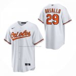 Camiseta Beisbol Nino Baltimore Orioles Samuel Basallo Primera Replica Blanco