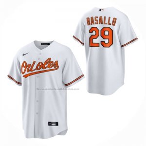 Camiseta Beisbol Nino Baltimore Orioles Samuel Basallo Primera Replica Blanco