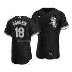 Camiseta Beisbol Hombre Chicago White Sox Brian Goodwin Autentico Alterno Negro