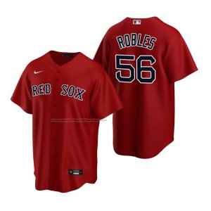 Camiseta Beisbol Hombre Boston Red Sox Hansel Robles Replica Alterno Rojo