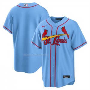 Camiseta Beisbol Hombre St. Louis Cardinals Alterno Replica Azul1
