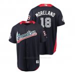 Camiseta Beisbol Hombre All Star Game Boston Rojo Sox Mitch Moreland 2018 1ª Run Derby American League Azul