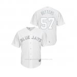 Camiseta Beisbol Hombre Toronto Blue Jays Trent Thornton 2019 Players Weekend Replica Blanco