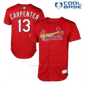 Camiseta Beisbol Hombre St. Louis Cardinals Matt Carpenter 13 Rojo Cool Base