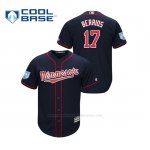 Camiseta Beisbol Hombre Minnesota Twins Jose Berrios 2019 Entrenamiento de Primavera Cool Base Azul