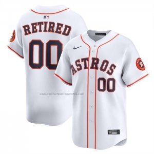 Camiseta Beisbol Hombre Houston Astros Retired Roster Primera Replica Blanco