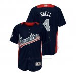 Camiseta Beisbol Nino All Star Game Blake Snell 2018 1ª Run Derby American League Azul