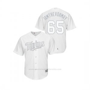 Camiseta Beisbol Hombre Minnesota Twins Trevor May 2019 Players Weekend Replica Blanco