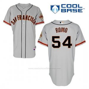 Camiseta Beisbol Hombre San Francisco Giants Sergio Romo 54 Gris Cool Base