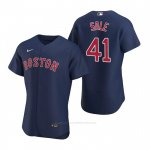Camiseta Beisbol Hombre Boston Red Sox Chris Sale Autentico Alterno 2020 Azul