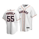 Camiseta Beisbol Hombre Houston Astros Ryan Pressly Replica Primera Blanco