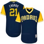 Camiseta Beisbol Hombre San Diego Padres 2017 Little League World Series Luis Torrens Azul