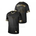 Camiseta Beisbol Hombre Houston Astros Justin Verlander 2019 Golden Edition Negro