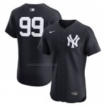 Camiseta Beisbol Hombre New York Yankees Aaron Judge Alterno 2 Elite Azul