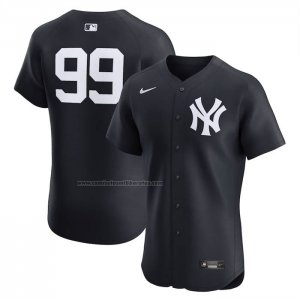Camiseta Beisbol Hombre New York Yankees Aaron Judge Alterno 2 Elite Azul