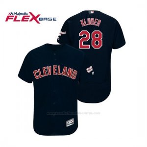 Camiseta Beisbol Hombre Cleveland Indians Corey Kluber 2019 All Star Game Patch Flex Base Azul