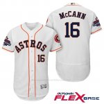 Camiseta Beisbol Hombre Houston Astros 2017 World Series Campeones Brian Mccann Blanco Flex Base