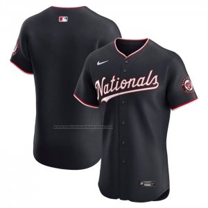 Camiseta Beisbol Hombre Washington Nationals Alterno Elite Azul